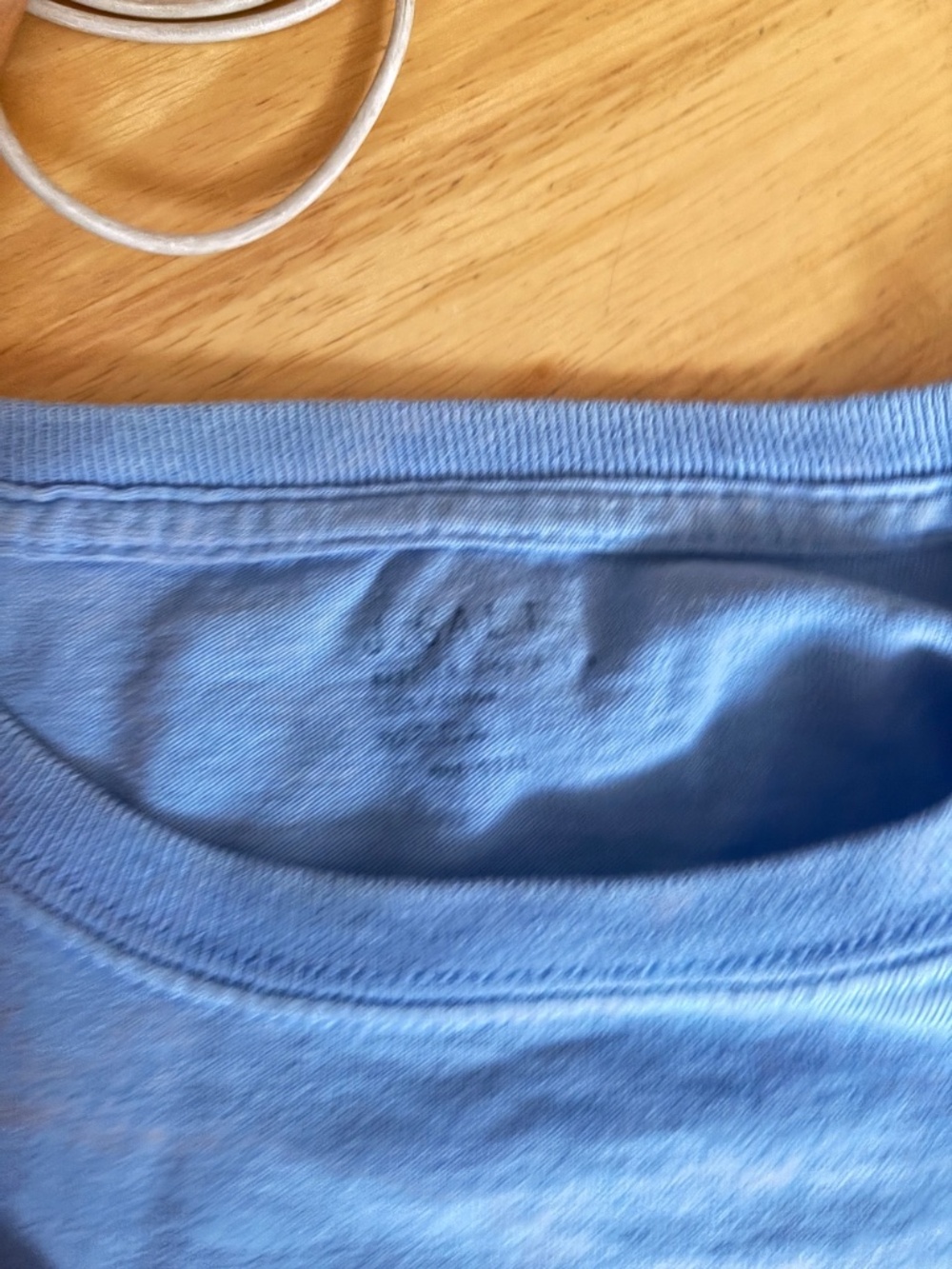 J. Galt Light Blue Hawaii Tee - Picture 3 of 3